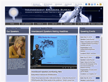 Tablet Screenshot of inkandescentspeakers.com